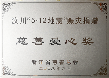 汶川赈灾,集团党工团在第一时间发起捐款,累计捐赠145万元。