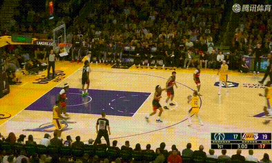 肯纳德后仰中投致奇才暂停 湖人客场掀翻奇才